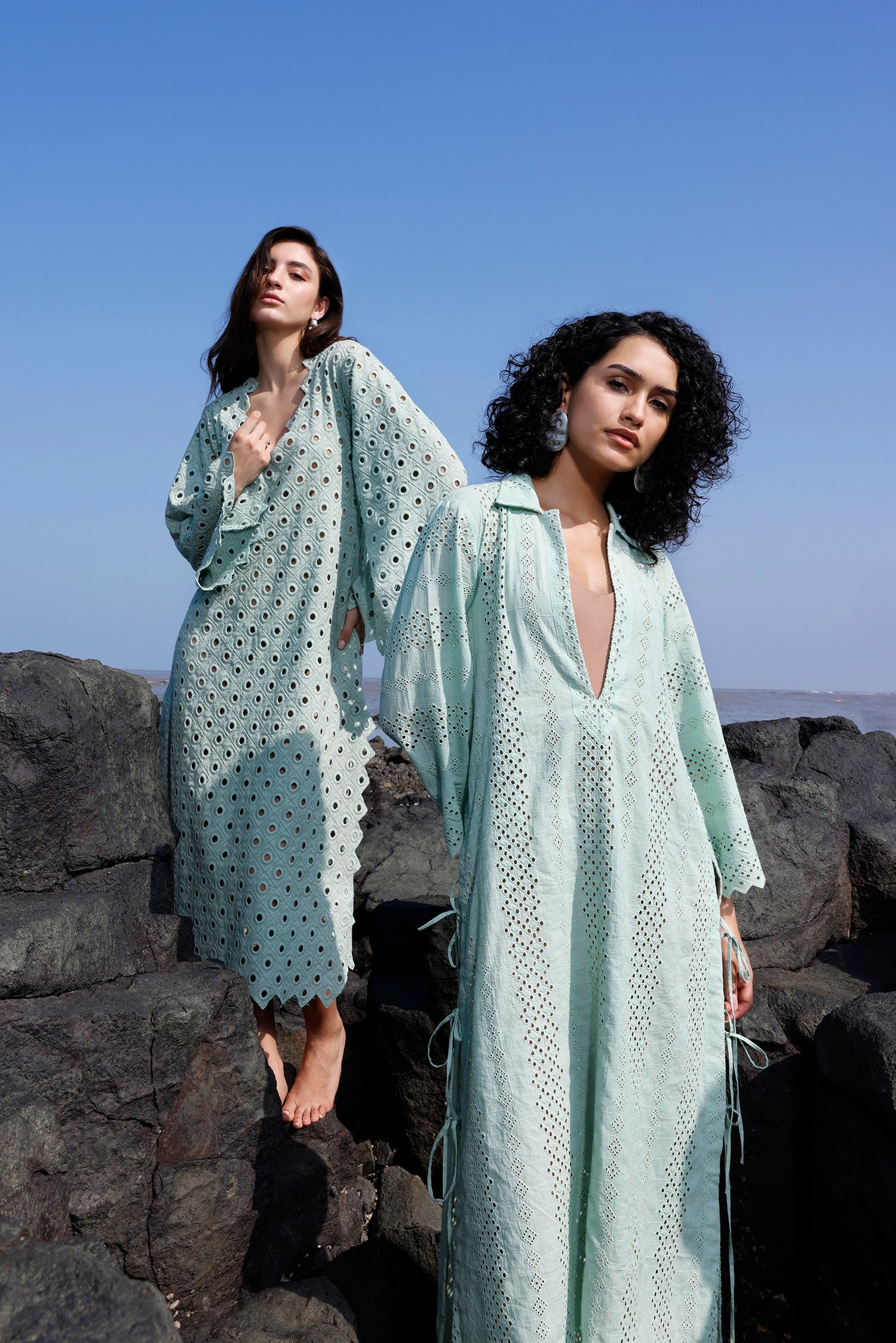 Spring Eyelet Kaftan