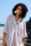 Cloud Stripe Kaftan Dress