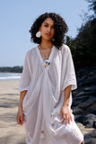 Cloud Stripe Kaftan Dress