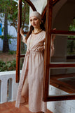 Coral Eyelet Maxi Top